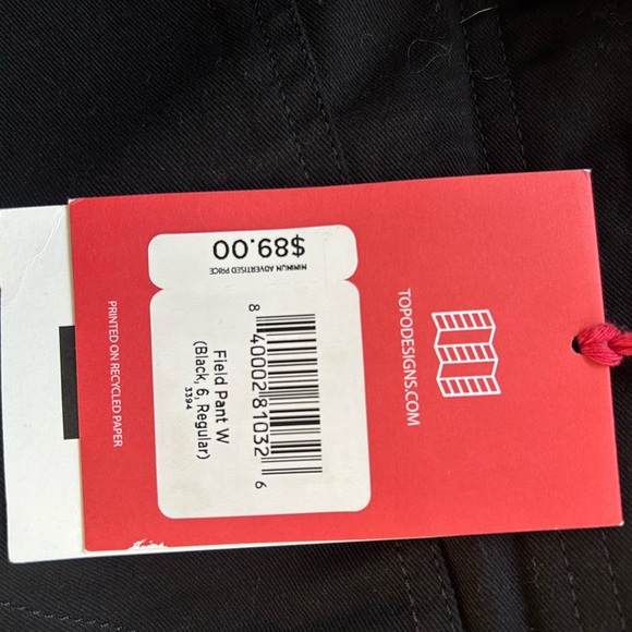 Topo Designs W Field Pant - Picture 6 of 6